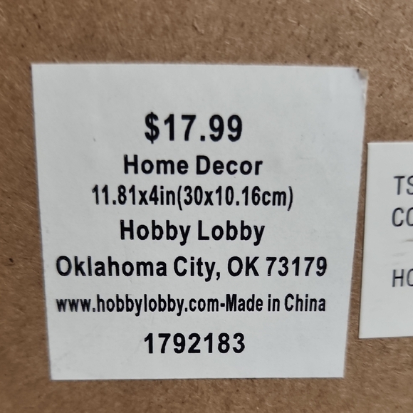 Hobby Lobby Black 'Home' Wooden Sign - Picture 3 of 7